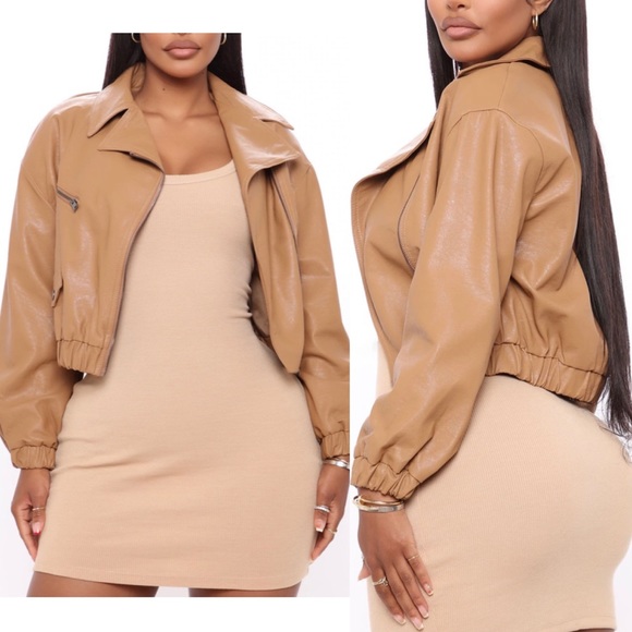 Fashion Nova Jackets & Coats Fashion Nova Bomber Leather Jacket
